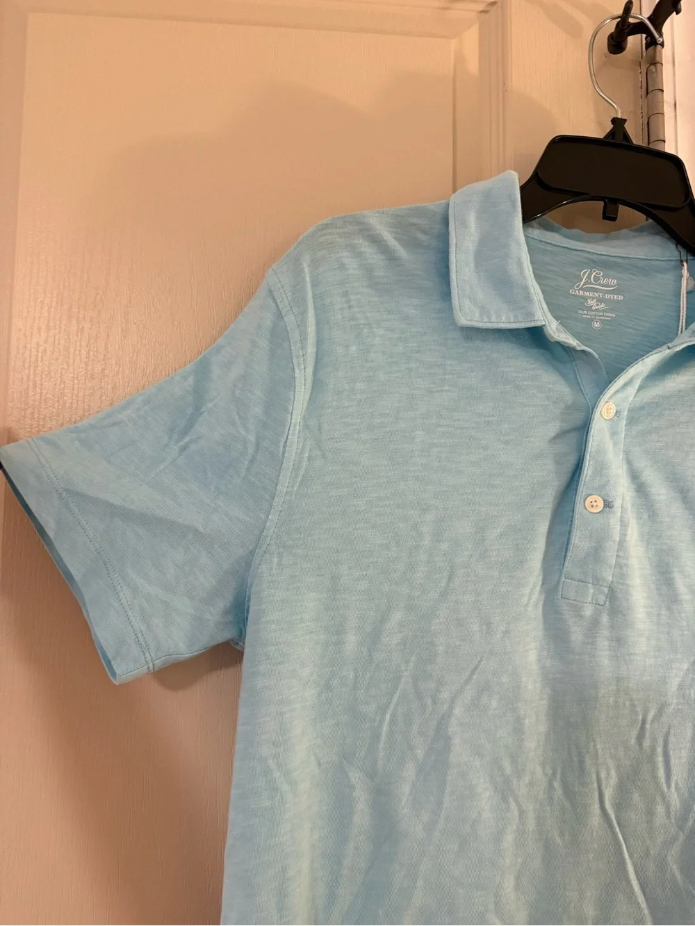 J. Crew Men's Sky Blue Polo Shirt